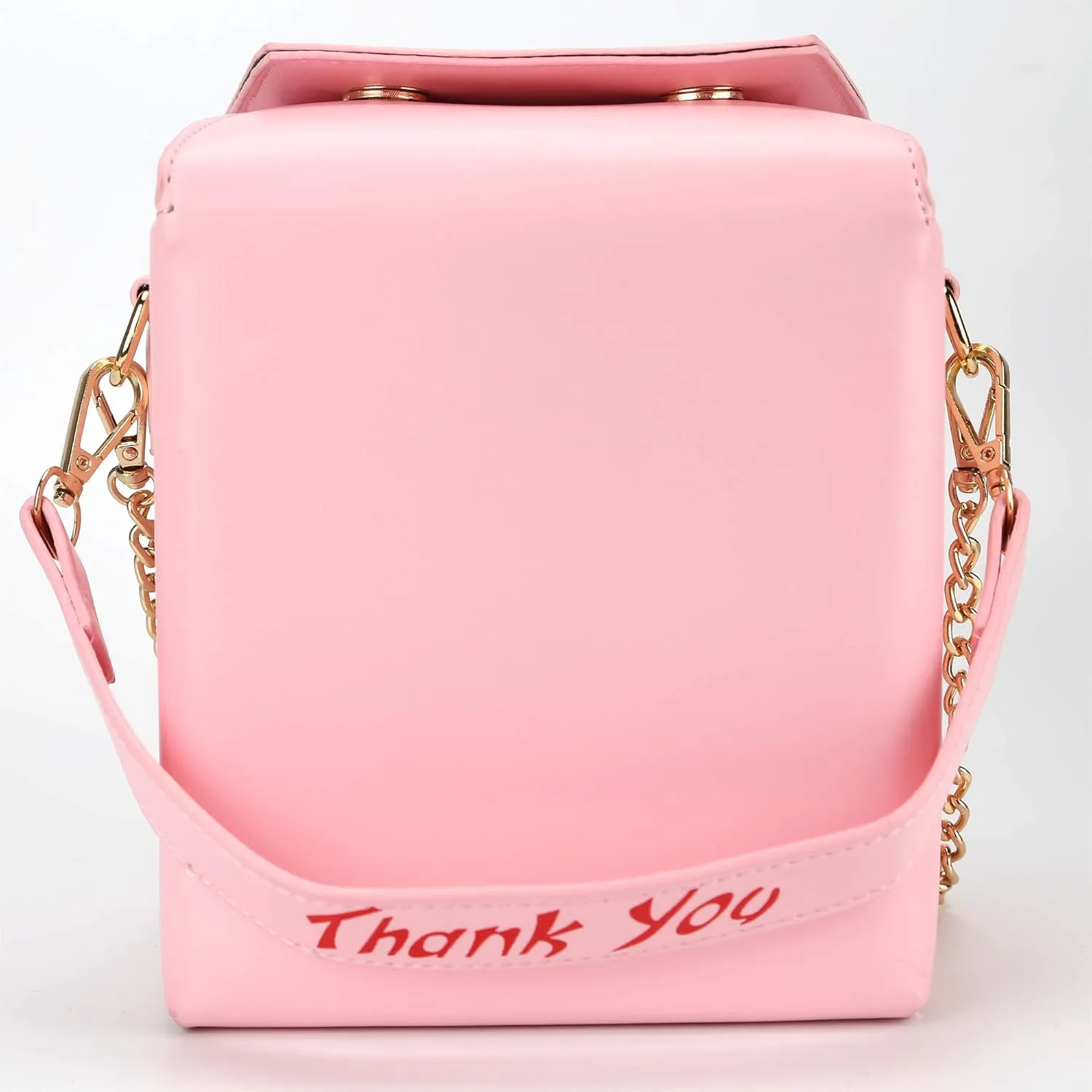 Tower Print Crossbody Shoulder Bag,Pu Chinese Takeout Box Totes Purse for Women