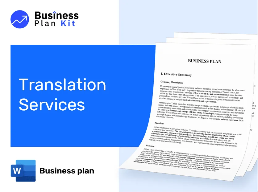Translation Services Business Plan Example