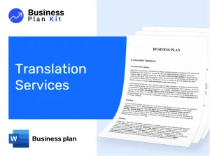 Translation Services Business Plan Example