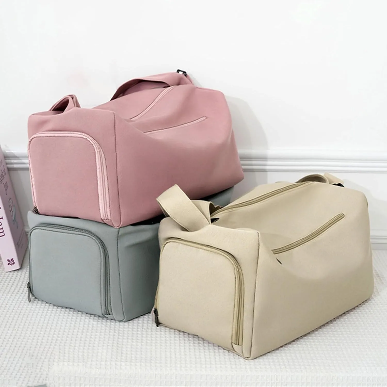 Travel Bag Waterproof Fitness Bag Gym Bag Sport Bag Business Trip Bag Large Capacity Overnight Bag with Shoe Compartment