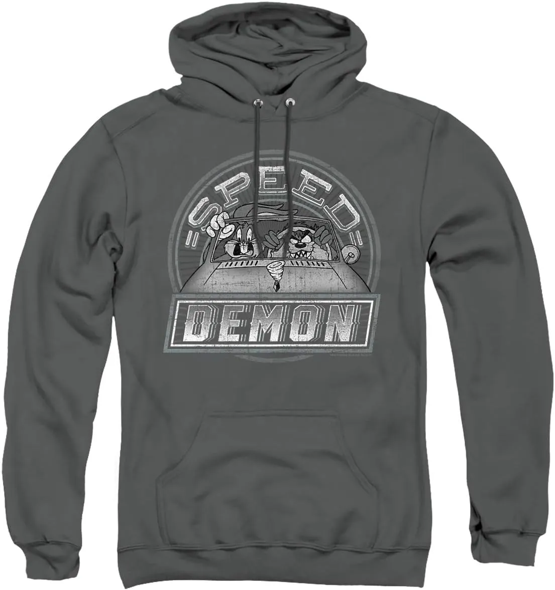 Trevco Looney Tunes Speed Demon Unisex Adult Pull-Over Hoodie