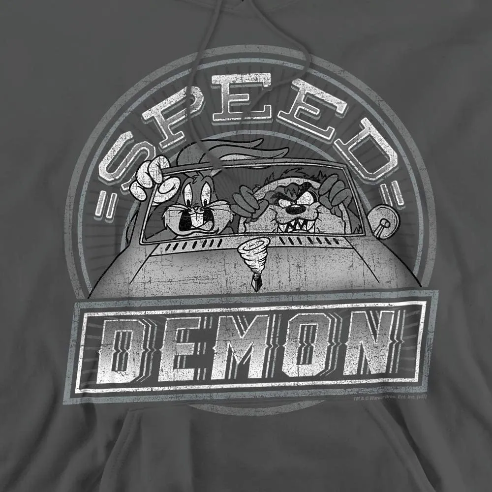 Trevco Looney Tunes Speed Demon Unisex Adult Pull-Over Hoodie