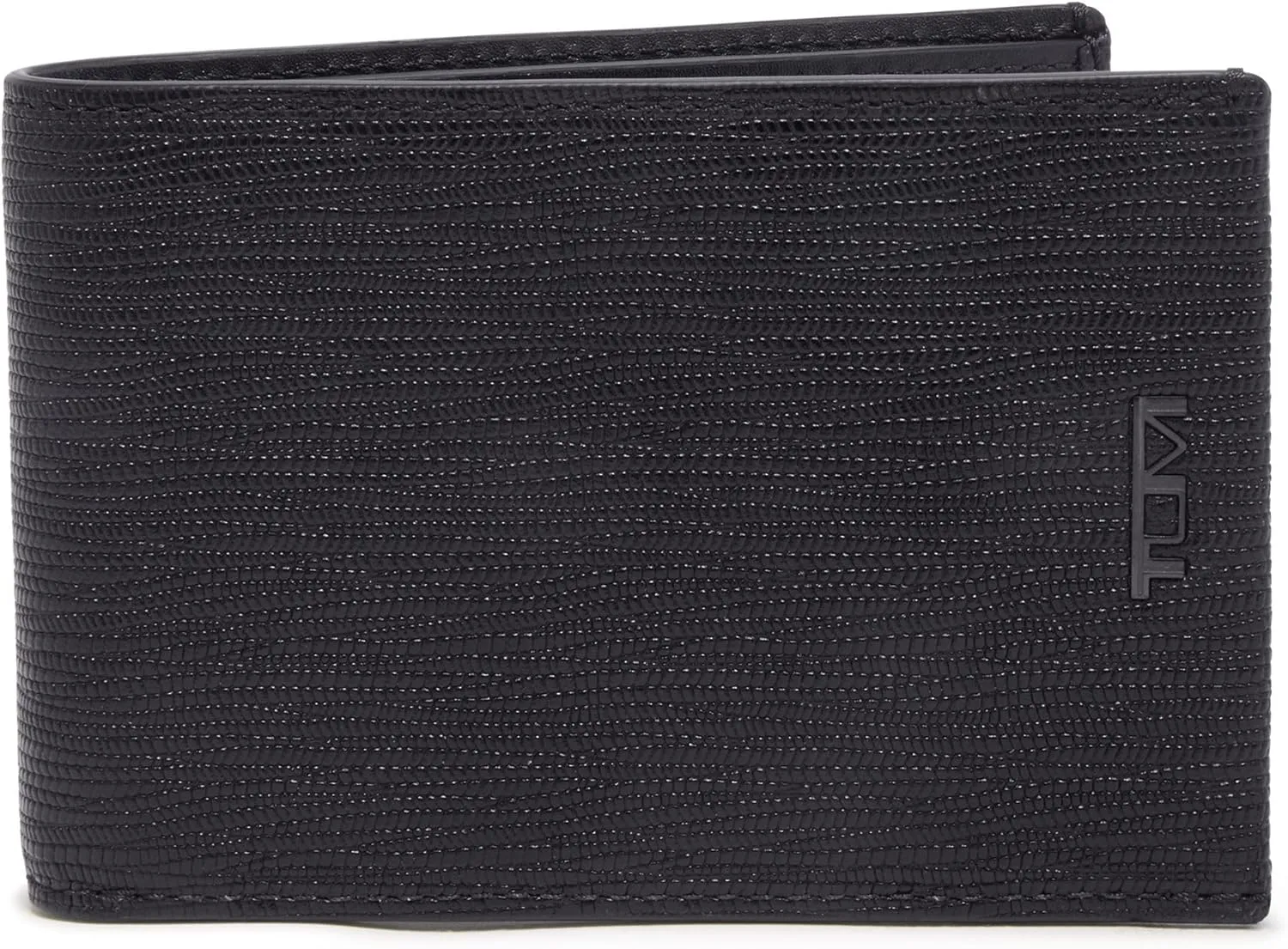 TUMI - Nassau Slim Single Billfold Wallet - Card Holder Wallet for Men & Women - RFID Wallet Protection - Nappa Leather Material - Embossed Black
