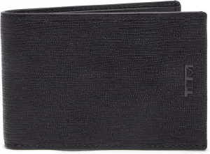 TUMI - Nassau Slim Single Billfold Wallet - Card Holder Wallet for Men & Women - RFID Wallet Protection - Nappa Leather Material - Embossed Black