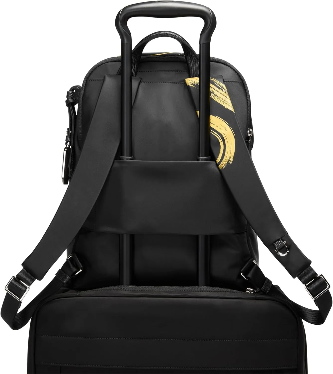 TUMI - Voyageur Halsey Backpack - Travel Backpack - For Business, Fashion, Commute - Holds Up to 14" Screens - Gold Brush Stroke