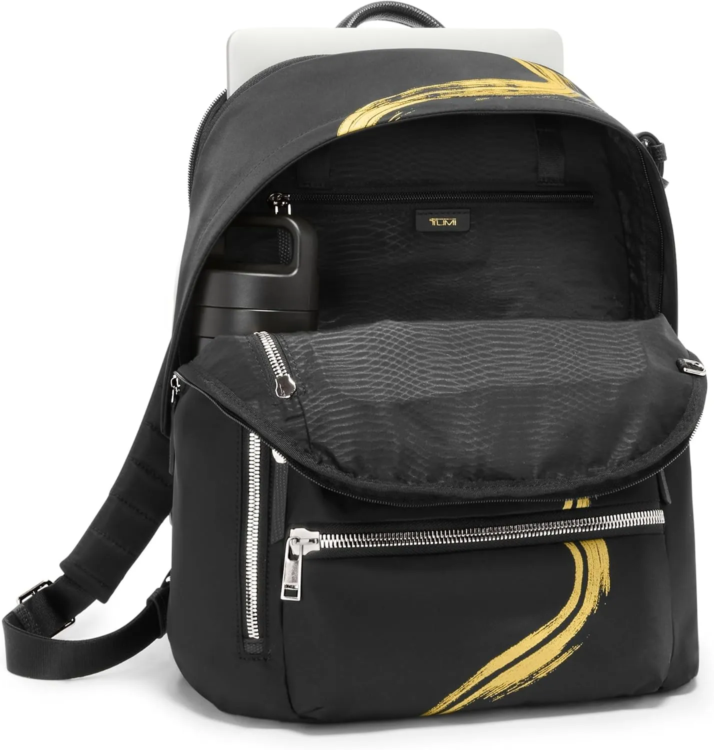 TUMI - Voyageur Halsey Backpack - Travel Backpack - For Business, Fashion, Commute - Holds Up to 14" Screens - Gold Brush Stroke