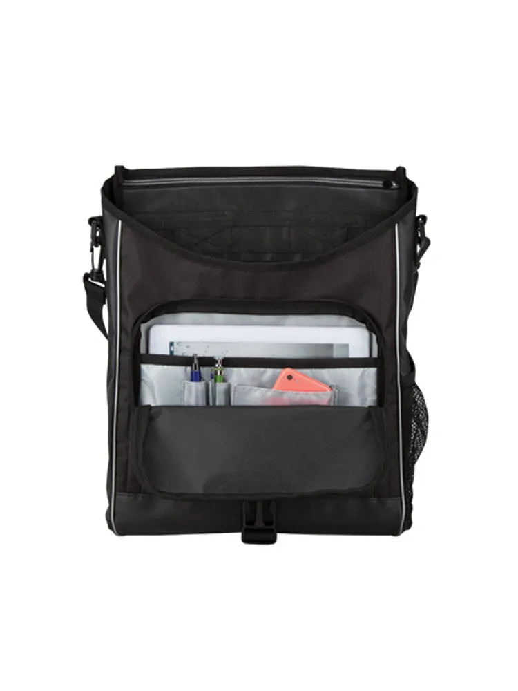 TWO-WAY COMPUTER MESSENGER BAG