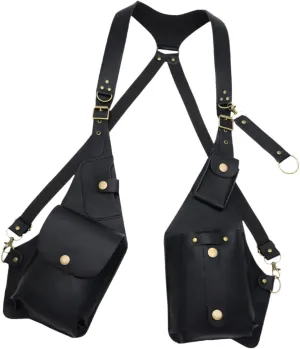 Underarm Shoulder Bag Double Shoulder Pouch for Outdoor Sports Shopping Party