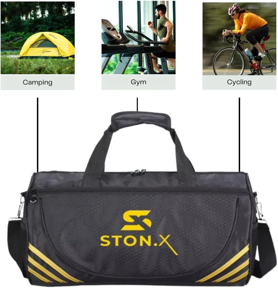 Unisex Gym Duffel Bag – 24L Waterproof Sports Bag with Shoe Compartment, Wet Pocket & Multiple Compartments – Lightweight Travel & Workout Bag for Men & Women