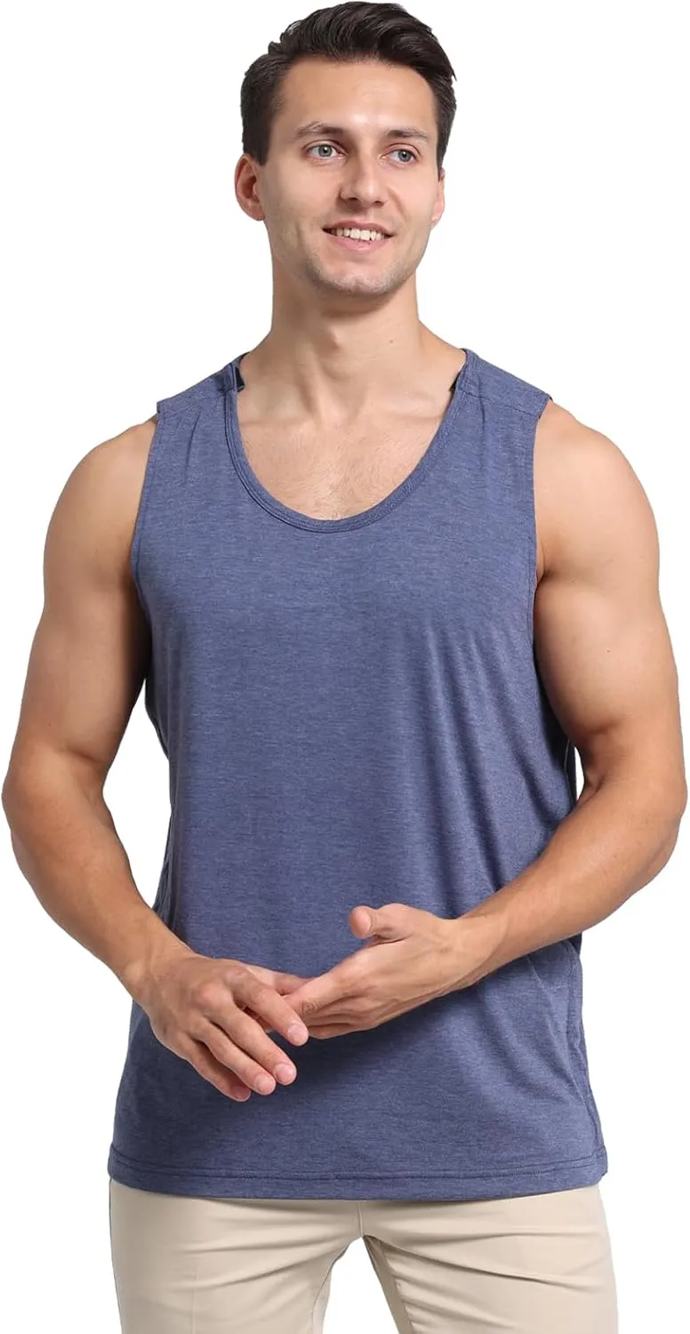 Unisex Post Shoulder Surgery Tank Tops Arm Chest Recovery Side Snap Access Tear Way Sleeveless Shirts