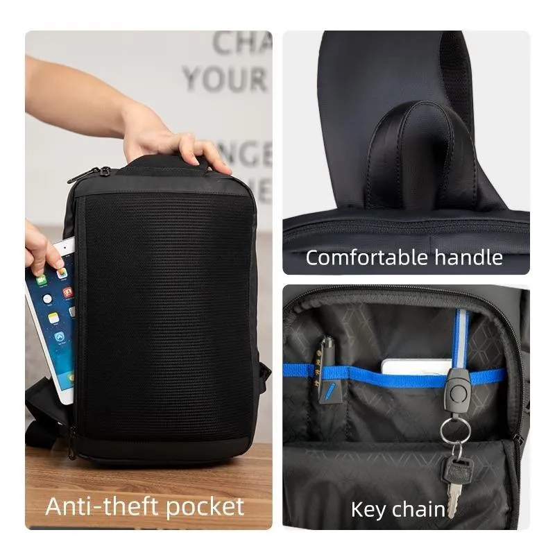 U.S. Bulk: Large Capacity Fashion Commuter Waterproof Crossbody Bag