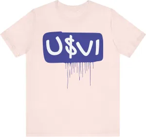 US Virgin Islands USVI Pride Souvenir Graphic Design Vacation T-Shirt St Thomas St Croix St John Shirt