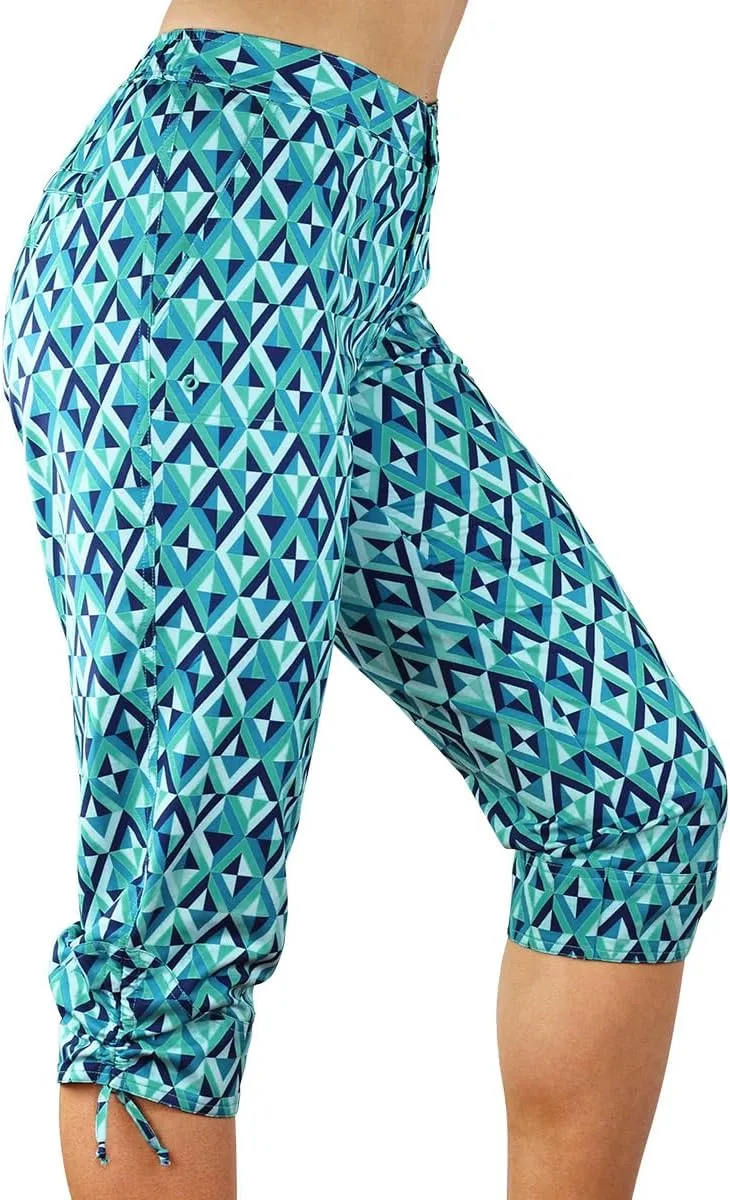 UV SKINZ Women’s UPF 50  Beach Capris