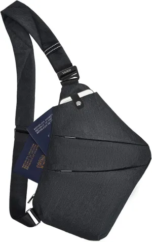 VADOO Sling Bag - Anti-theft Crossbody Shoulder Bag for Men and Women