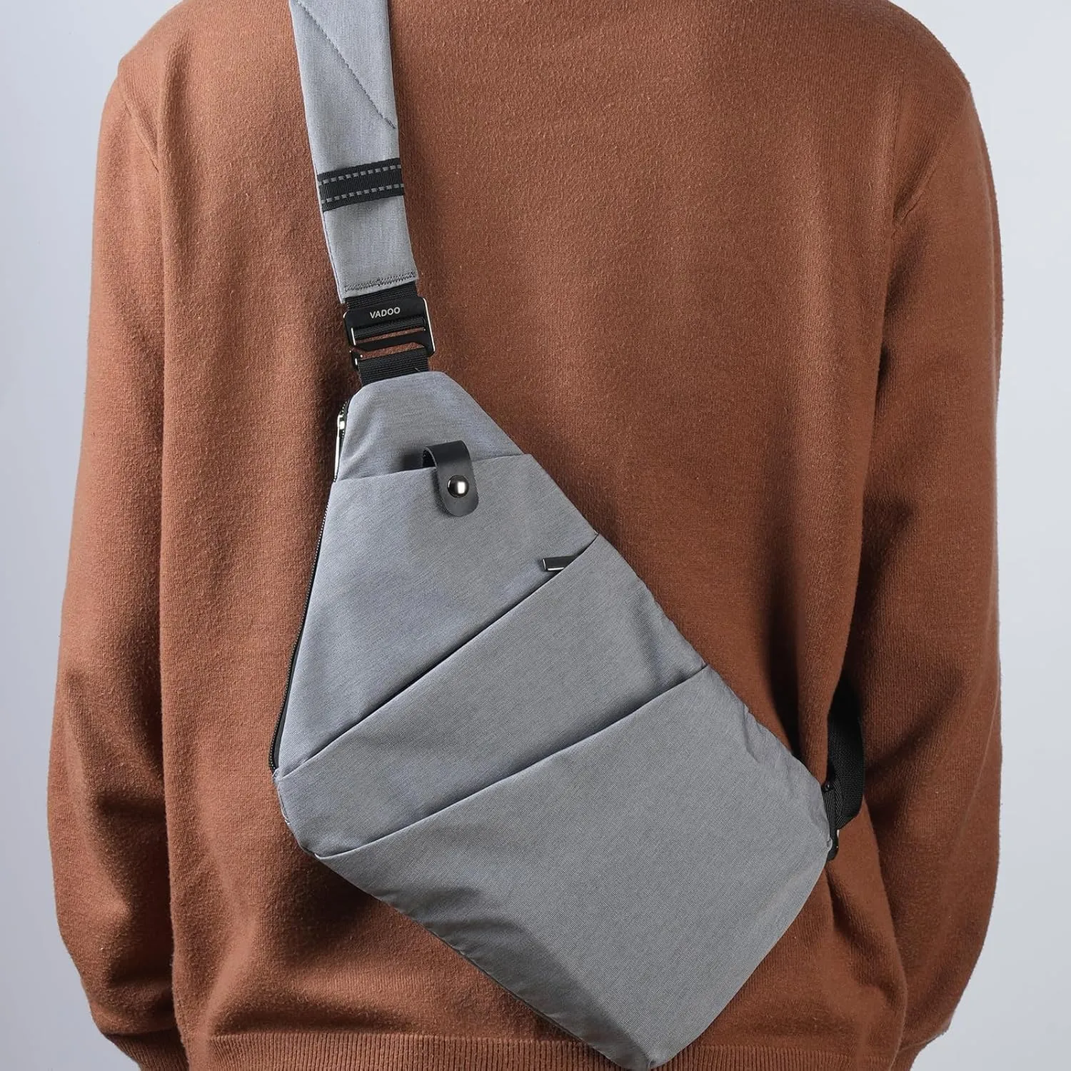 VADOO Sling Bag - Anti-theft Crossbody Shoulder Bag for Men and Women