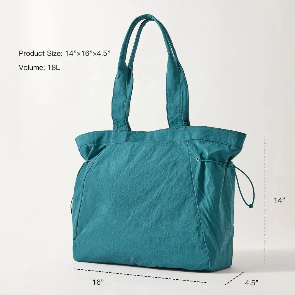 VAKAER Tote Bag for Women, 18L Side Cinch Shopper Bag, Large Hobo Bag, Lightweight Shoulder Bags for Work, Workout, Travel