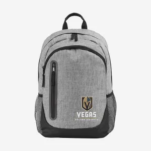 Vegas Golden Knights Heather Grey Bold Color Backpack