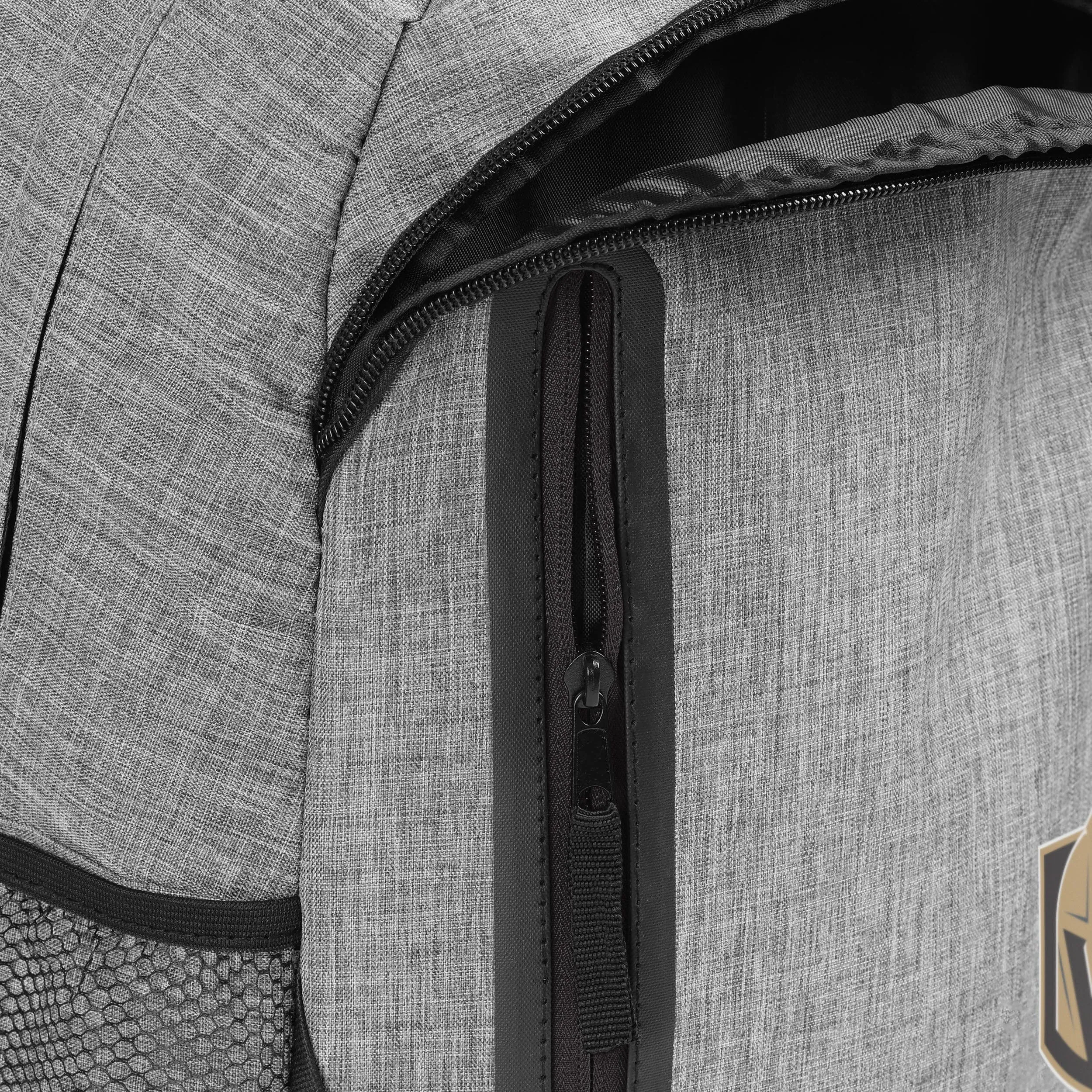 Vegas Golden Knights Heather Grey Bold Color Backpack