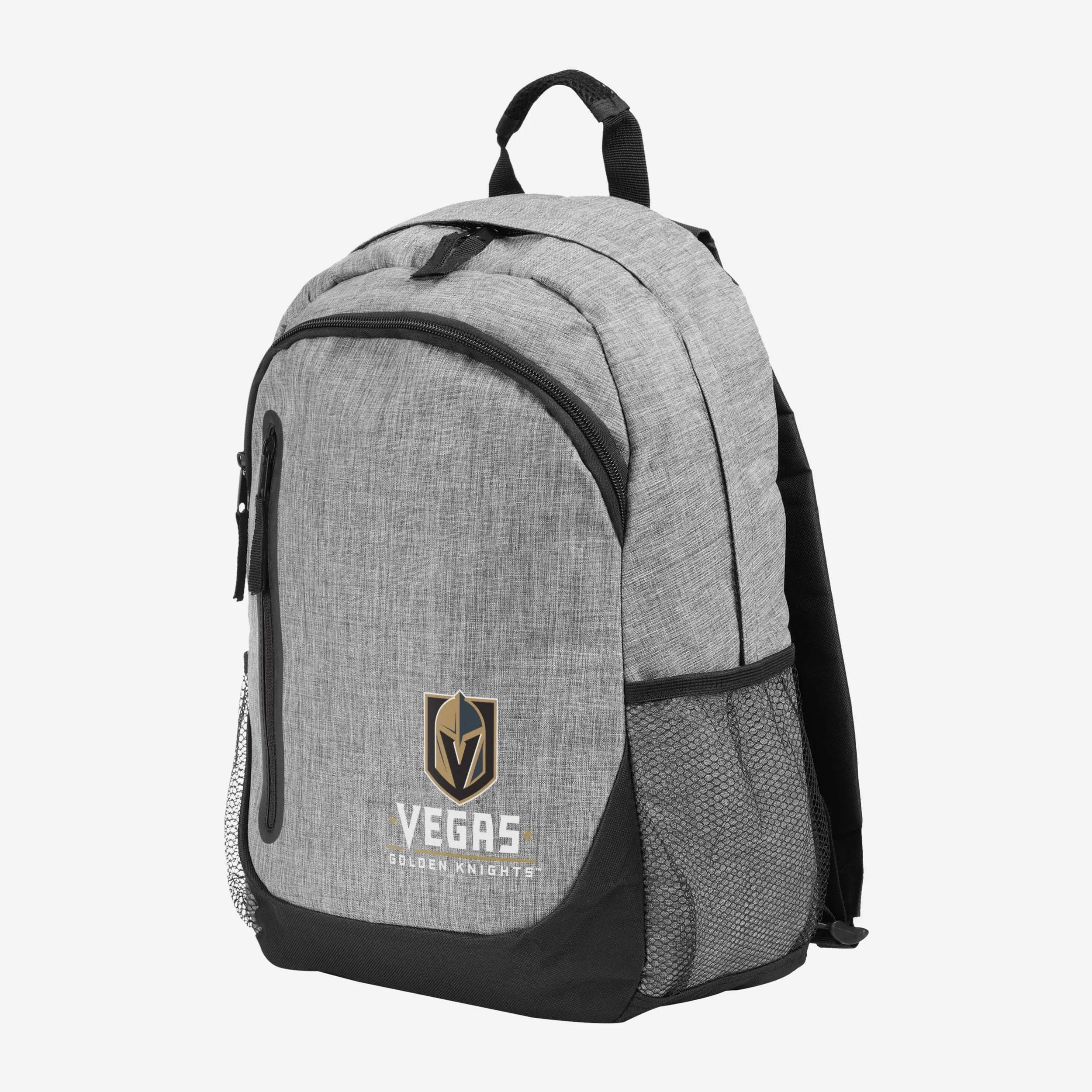 Vegas Golden Knights Heather Grey Bold Color Backpack