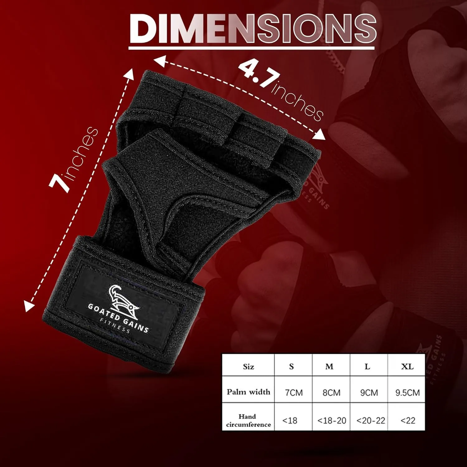 Ventilated Weight Lifting Gym Gloves - Wrist Support for Weight Lifting - Workout Gloves for Men and Women - Neoprene Gloves with Silicon for Grip