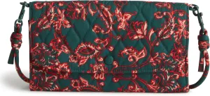Vera Bradley Premium Cotton Wildwood Wallet Crossbody