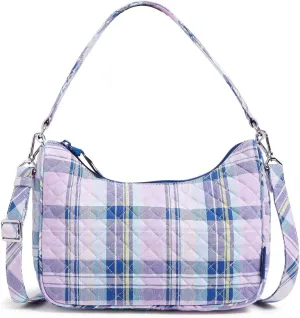 Vera Bradley Women's Cotton Frannie Crescent Crossbody Purse