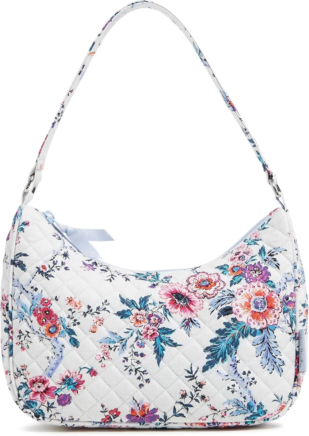 Vera Bradley Women's Cotton Frannie Crescent Crossbody Purse