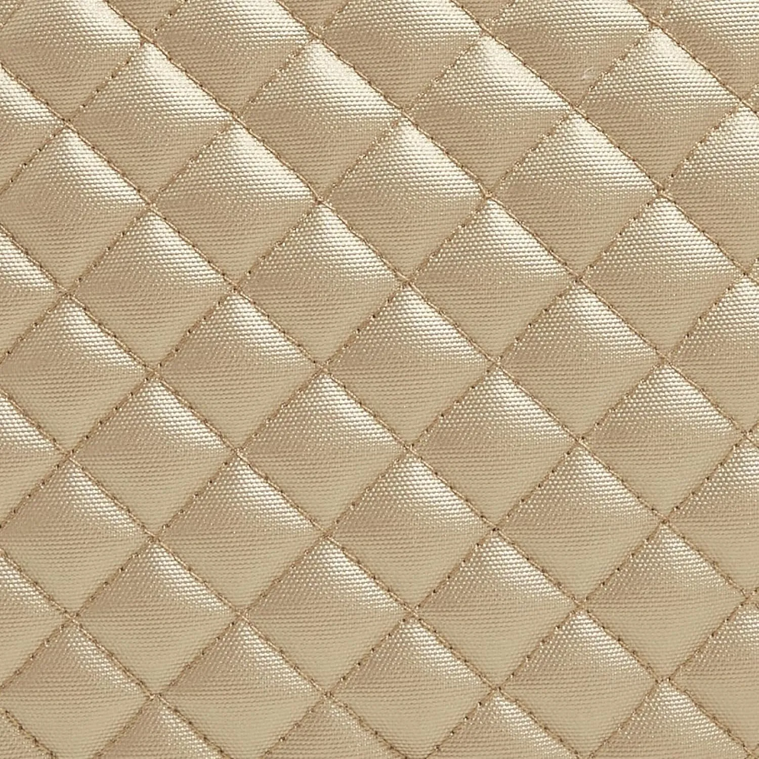 Vera Bradley Women's Cotton Wallet Crossbody Purse with RFID Protection, Champagne Gold Pearl, One Size