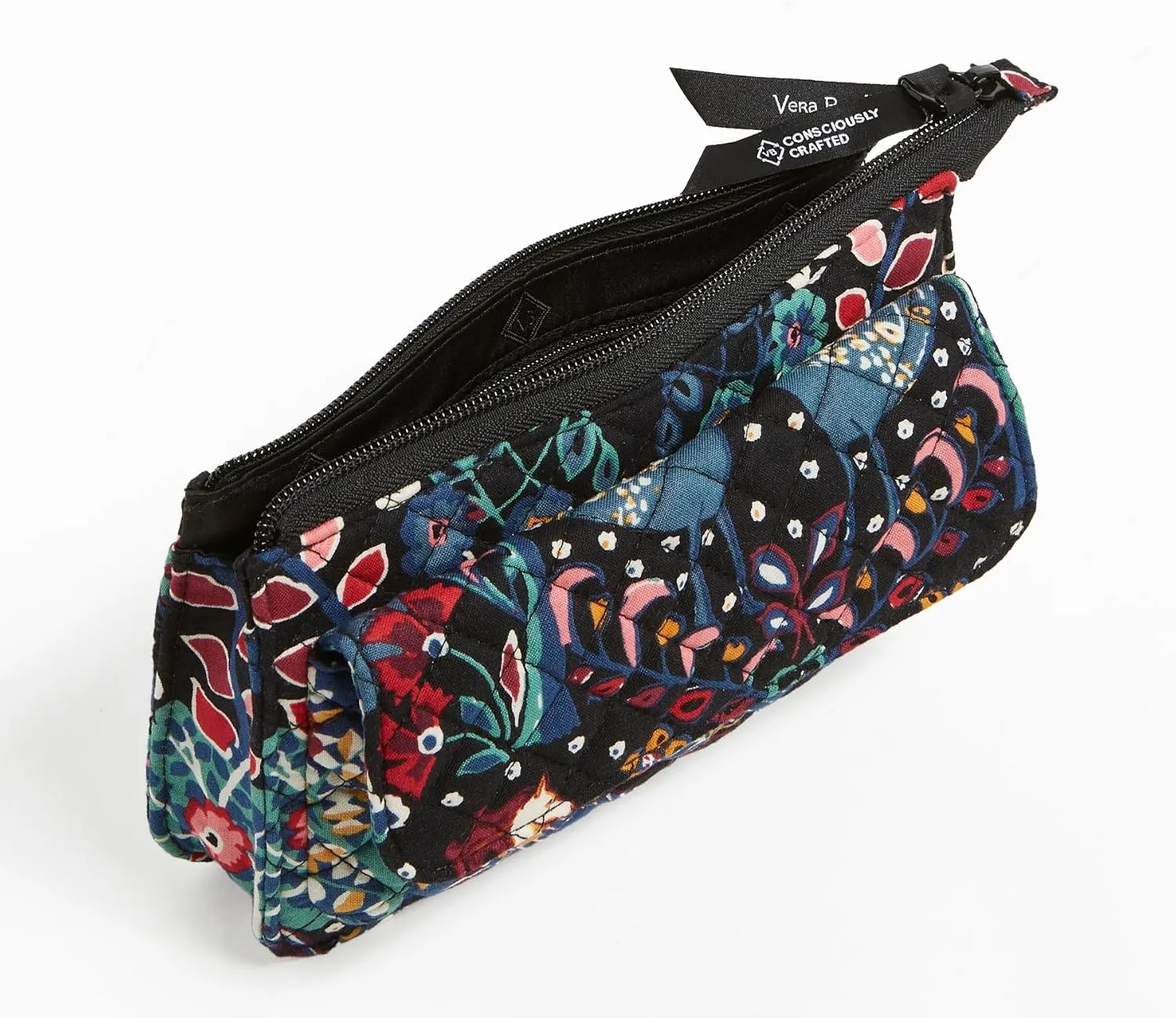 Vera Bradley Women's Cotton Wallet Crossbody Purse with RFID Protection, Enchantment, One Size