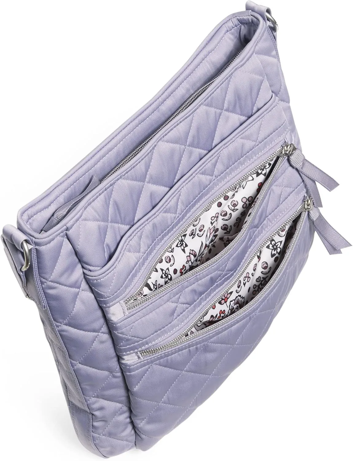 Vera Bradley Women's Performance Twill Triple Zip Hipster Crossbody Purse