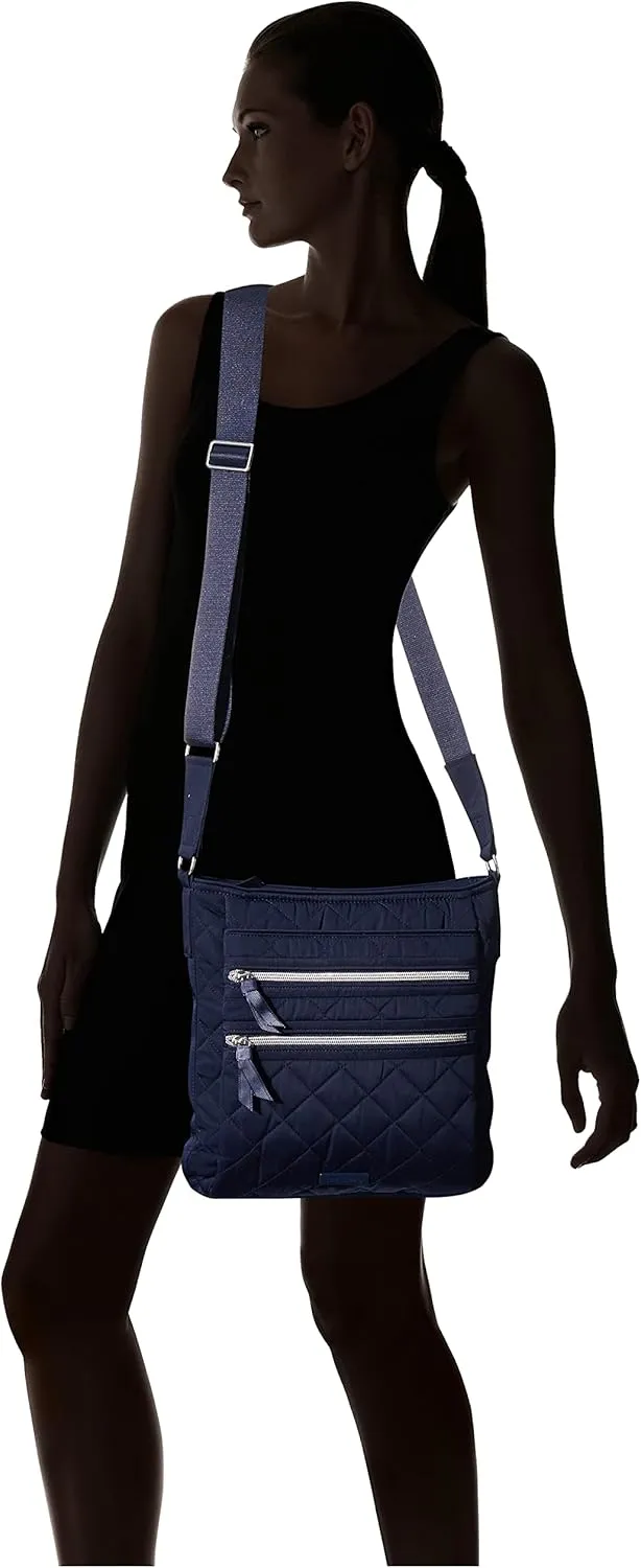 Vera Bradley Women's Performance Twill Triple Zip Hipster Crossbody Purse