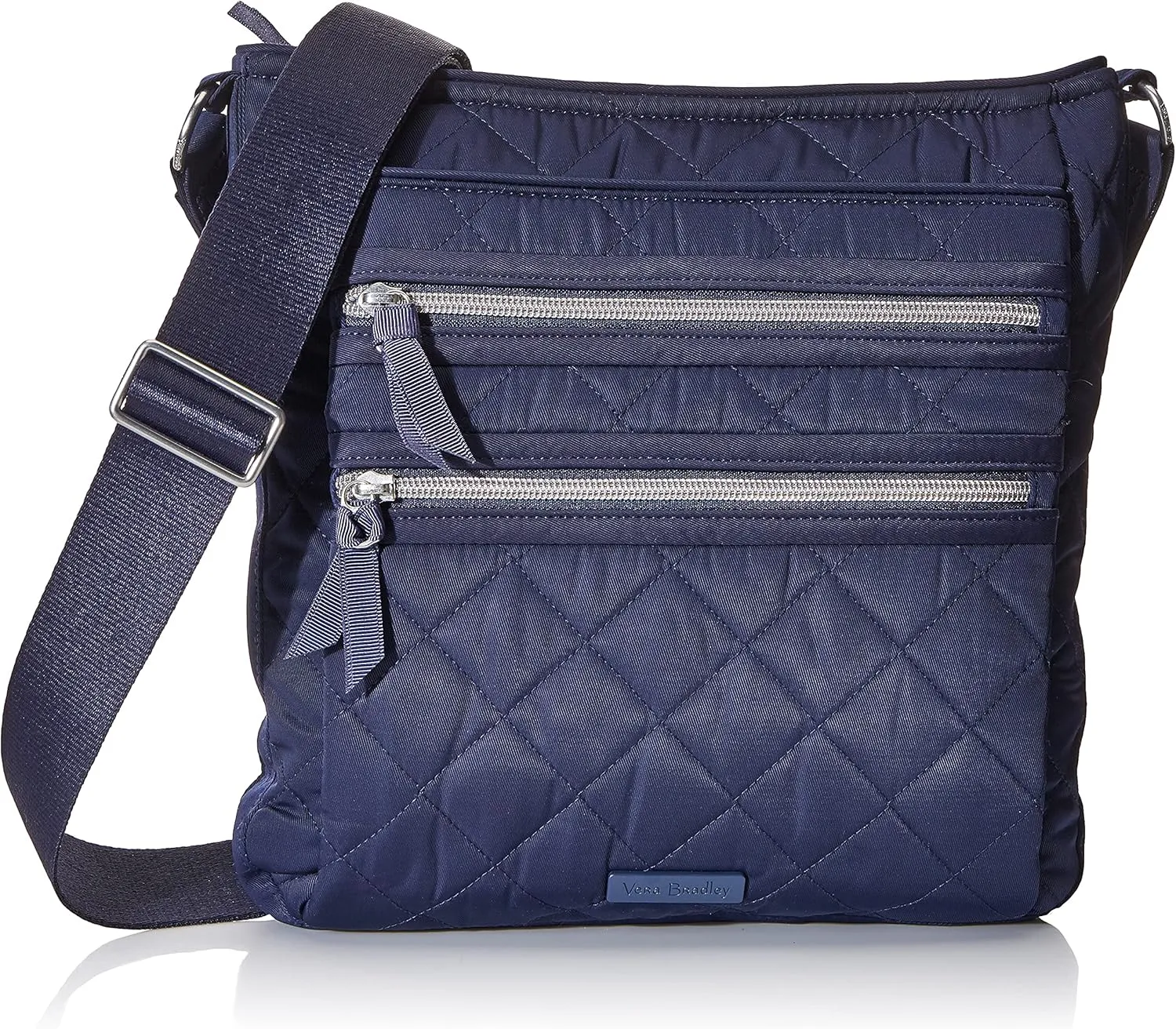 Vera Bradley Women's Performance Twill Triple Zip Hipster Crossbody Purse