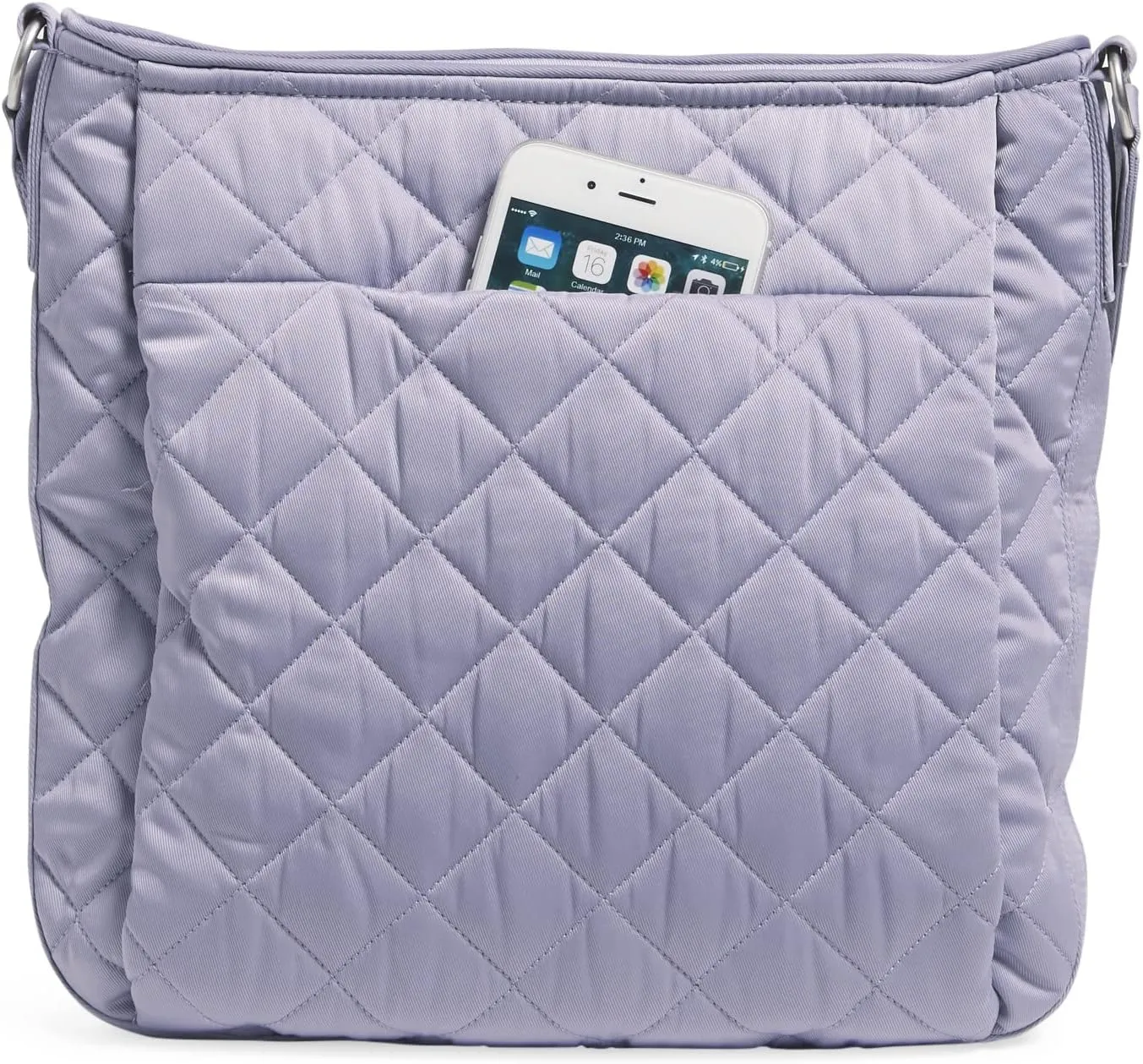 Vera Bradley Women's Performance Twill Triple Zip Hipster Crossbody Purse