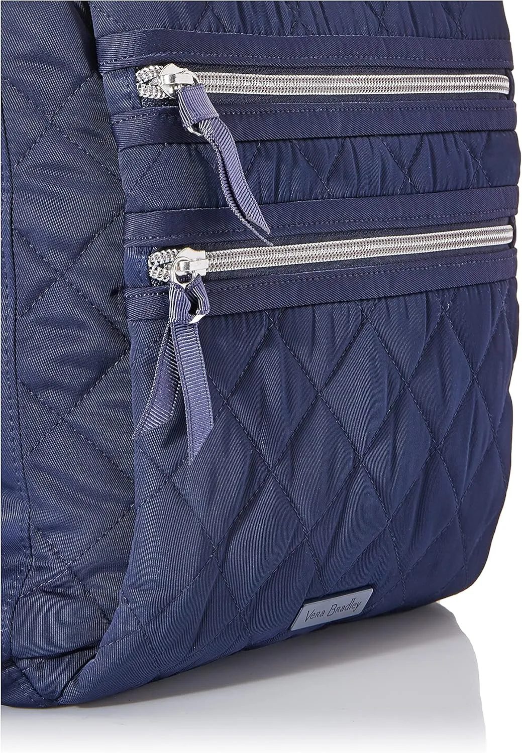 Vera Bradley Women's Performance Twill Triple Zip Hipster Crossbody Purse