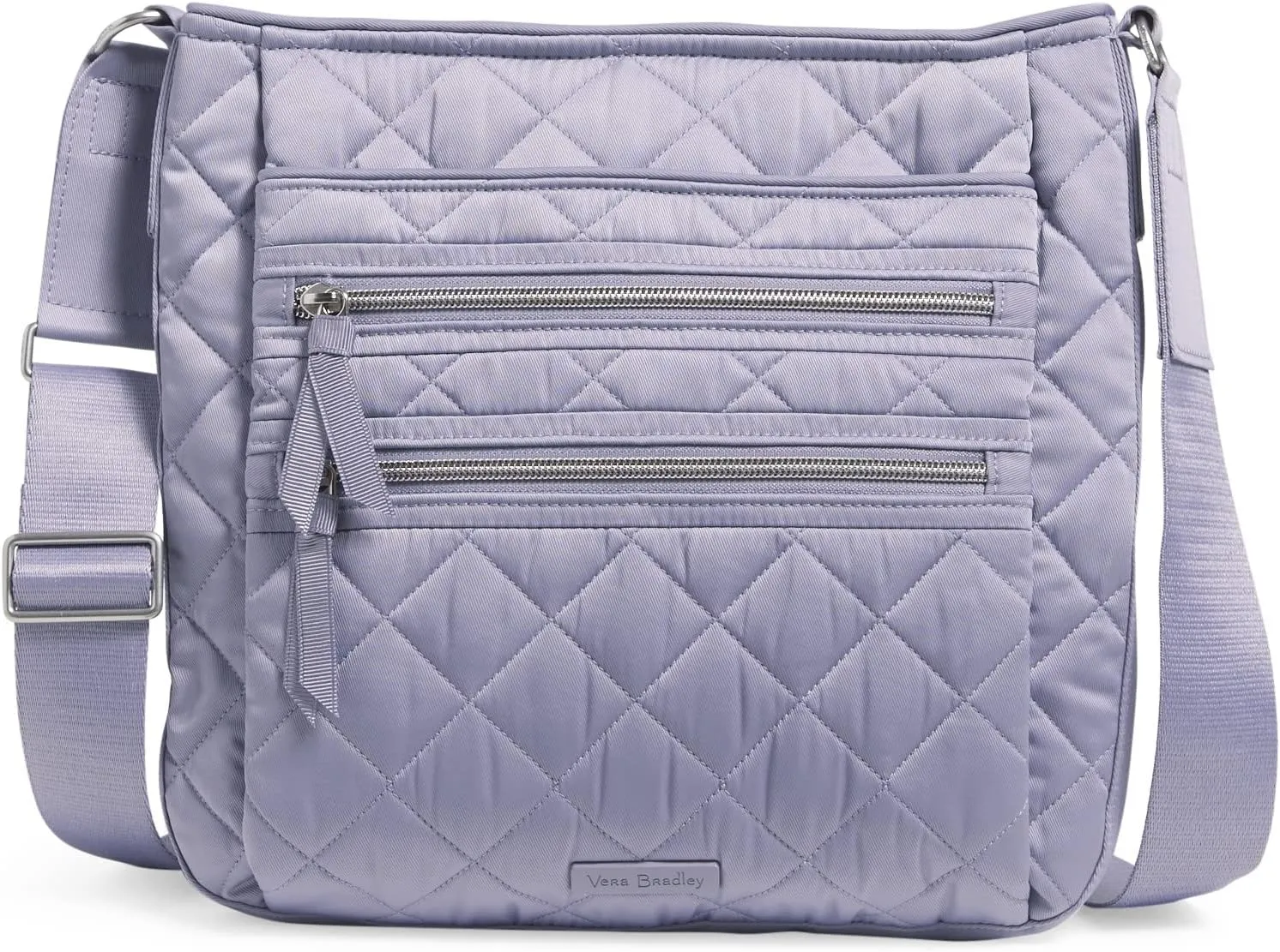 Vera Bradley Women's Performance Twill Triple Zip Hipster Crossbody Purse