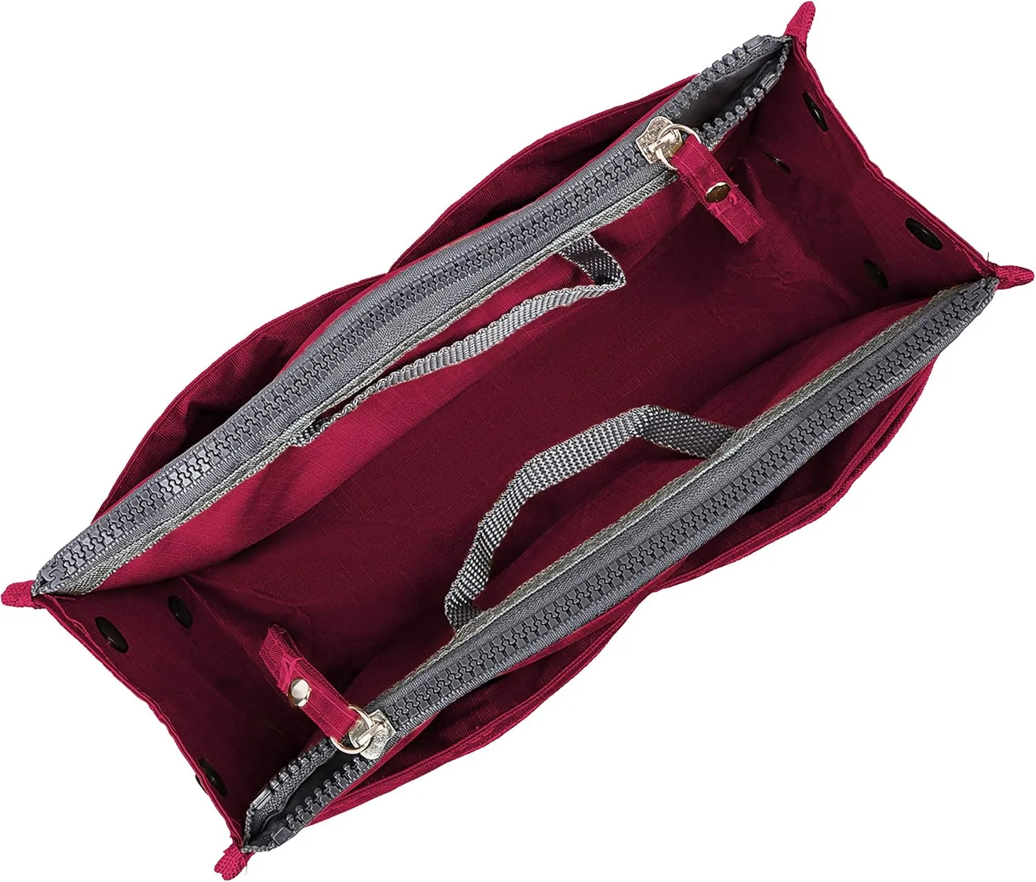 Vercord Updated Purse Handbag Organizer Insert Liner Bag in Bag 13 Pockets Burgundy Medium