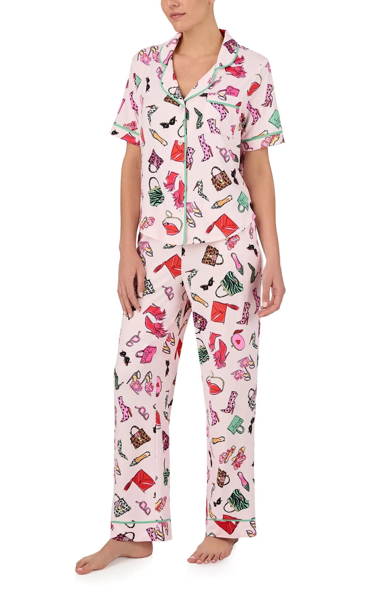 Vienna Knit Pj Set In Shopping Spree