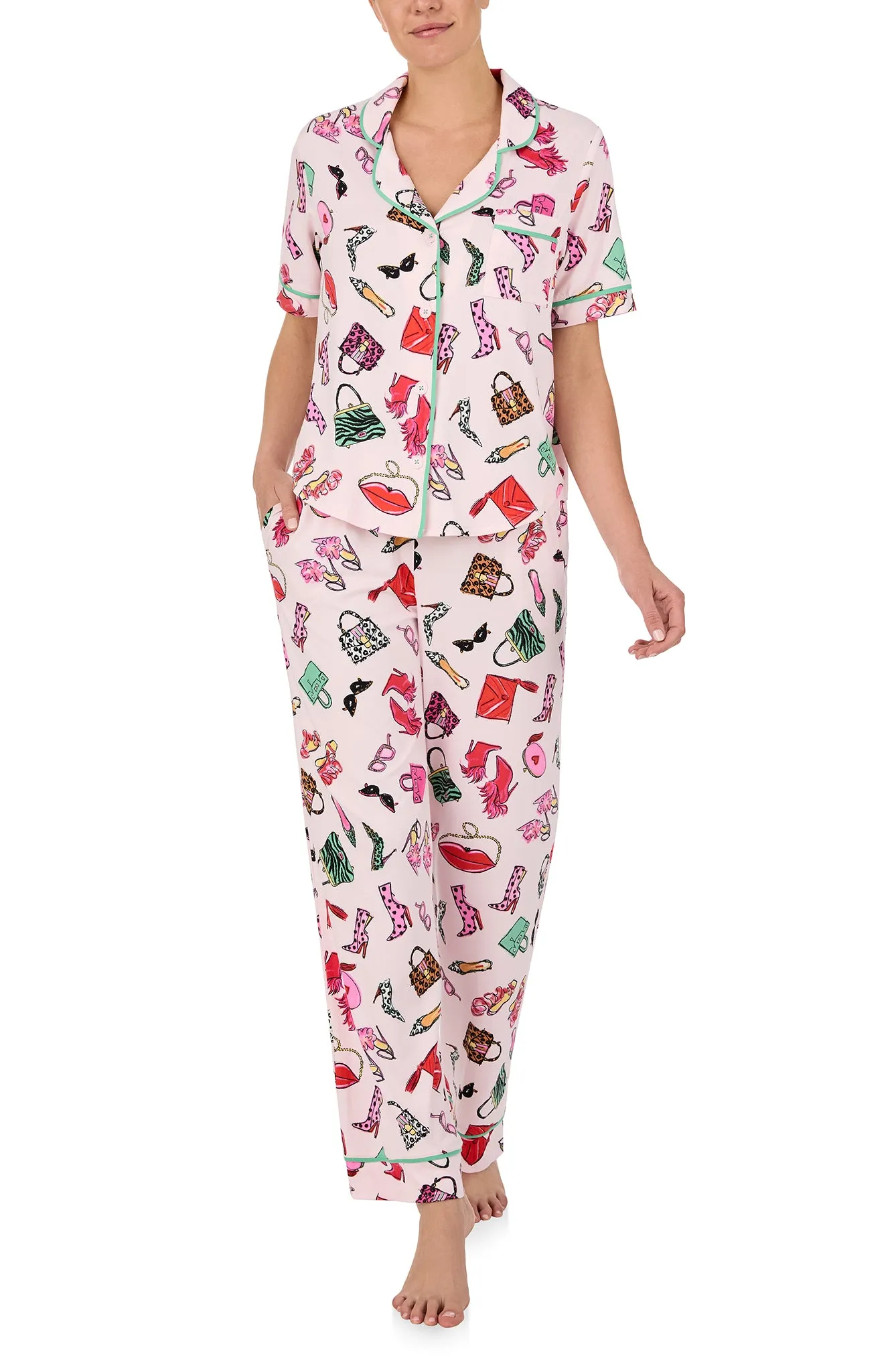 Vienna Knit Pj Set In Shopping Spree