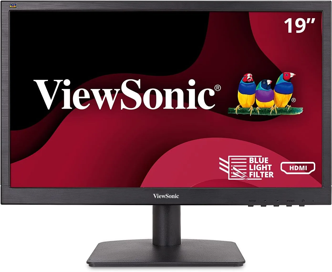 ViewSonic VA1903H 19-Inch WXGA 1366x768p 16:9 Widescreen Monitor (Renewed)