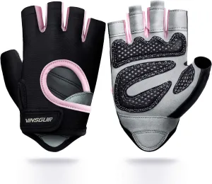 VINSGUIR Workout Gloves for Men and Women, Weight Lifting Gloves with Excellent Grip, Lightweight Gym Gloves for Weightlifting, Cycling, Exercise, Crosstraining, Pull ups, Fitness, Climbing and Rowing