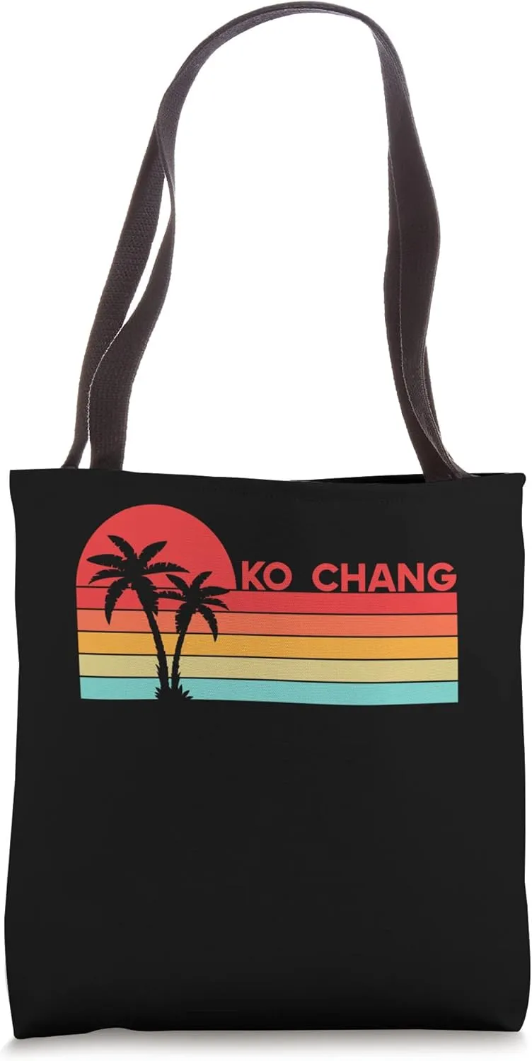 Vintage Thailand Vacation Travel Asia Thai Koh Ko Chang Tote Bag
