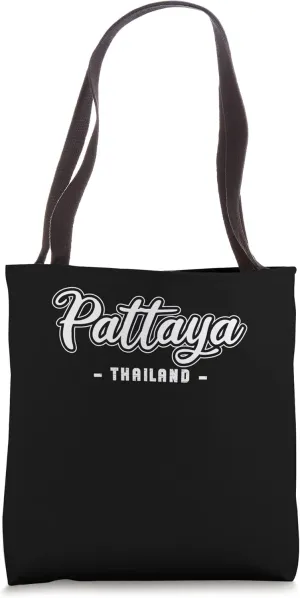 Vintage Thailand Vacation Travel Asia Thai Pattaya Tote Bag