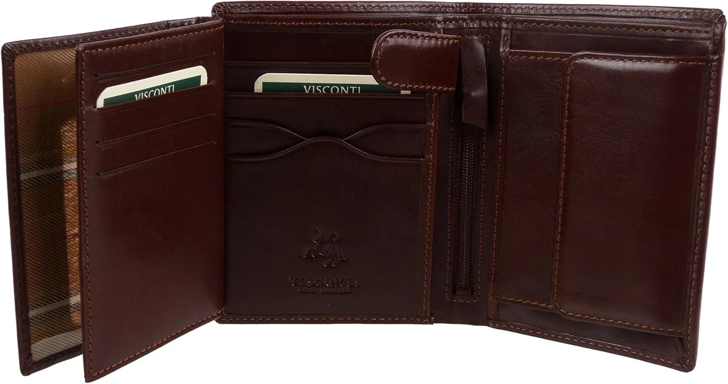 Visconti Men's Luxury Leather Wallet