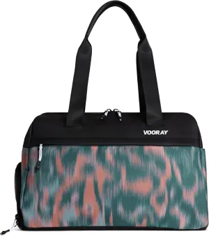 Vooray 25L Trainer Duffel Bag – Lightweight Travel Duffel for Women and Men with Shoe Pocket, Workout Bag, Weekender for Overnight, Football, Traveling, or Hospital Use