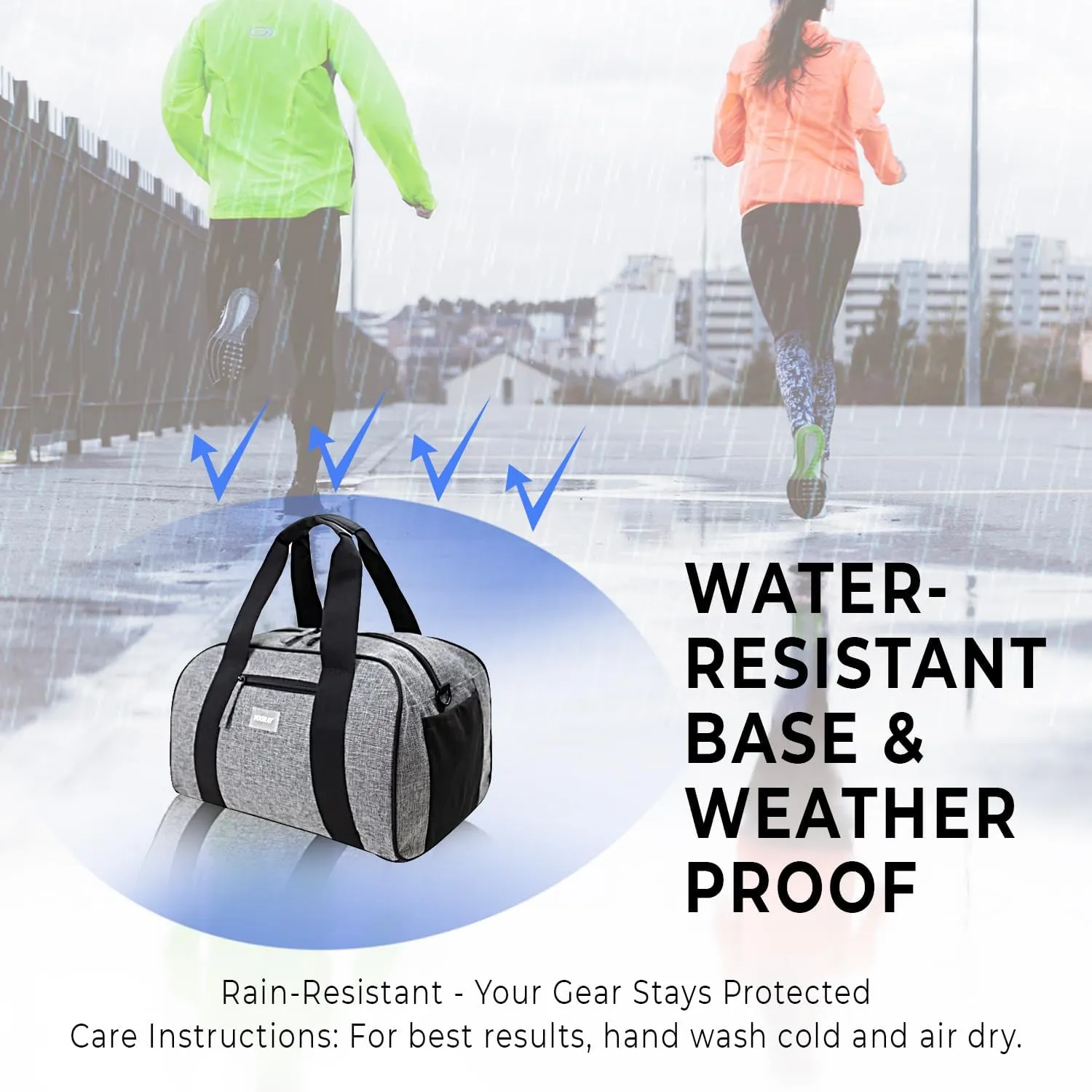 Vooray Burner Gym Duffel Bag, Gym Bag for Women and Men with Shoe Compartment, Weekender, Overnight & Travel Duffel for Sports and Workout