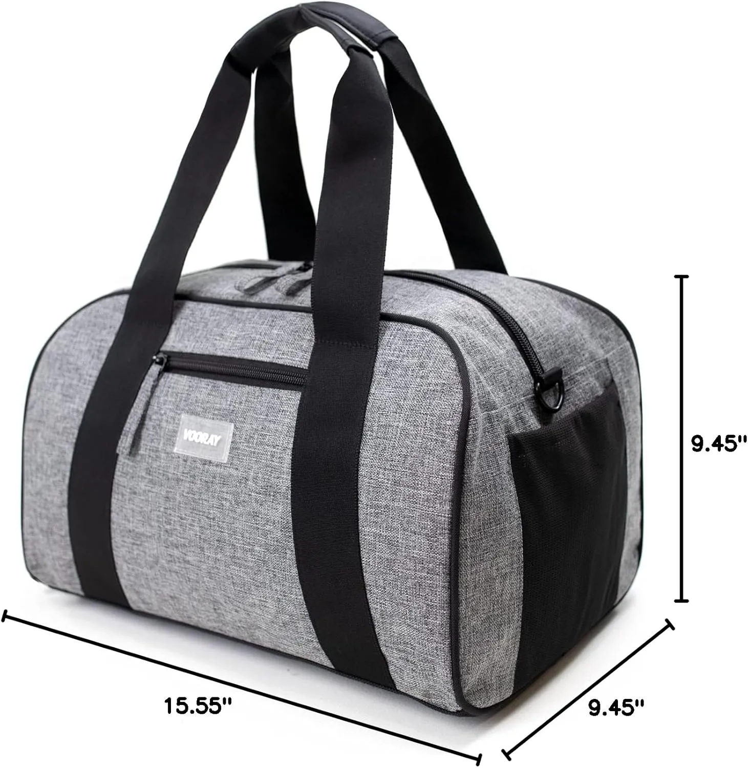 Vooray Burner Gym Duffel Bag, Gym Bag for Women and Men with Shoe Compartment, Weekender, Overnight & Travel Duffel for Sports and Workout
