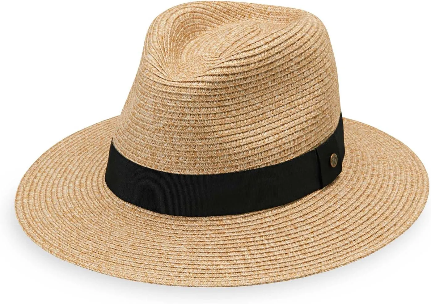 Wallaroo Hat Company Women’s Petite Palm Beach Fedora – UPF 50  UV Protection Sun Hat, Packable, Adjustable, Small Size