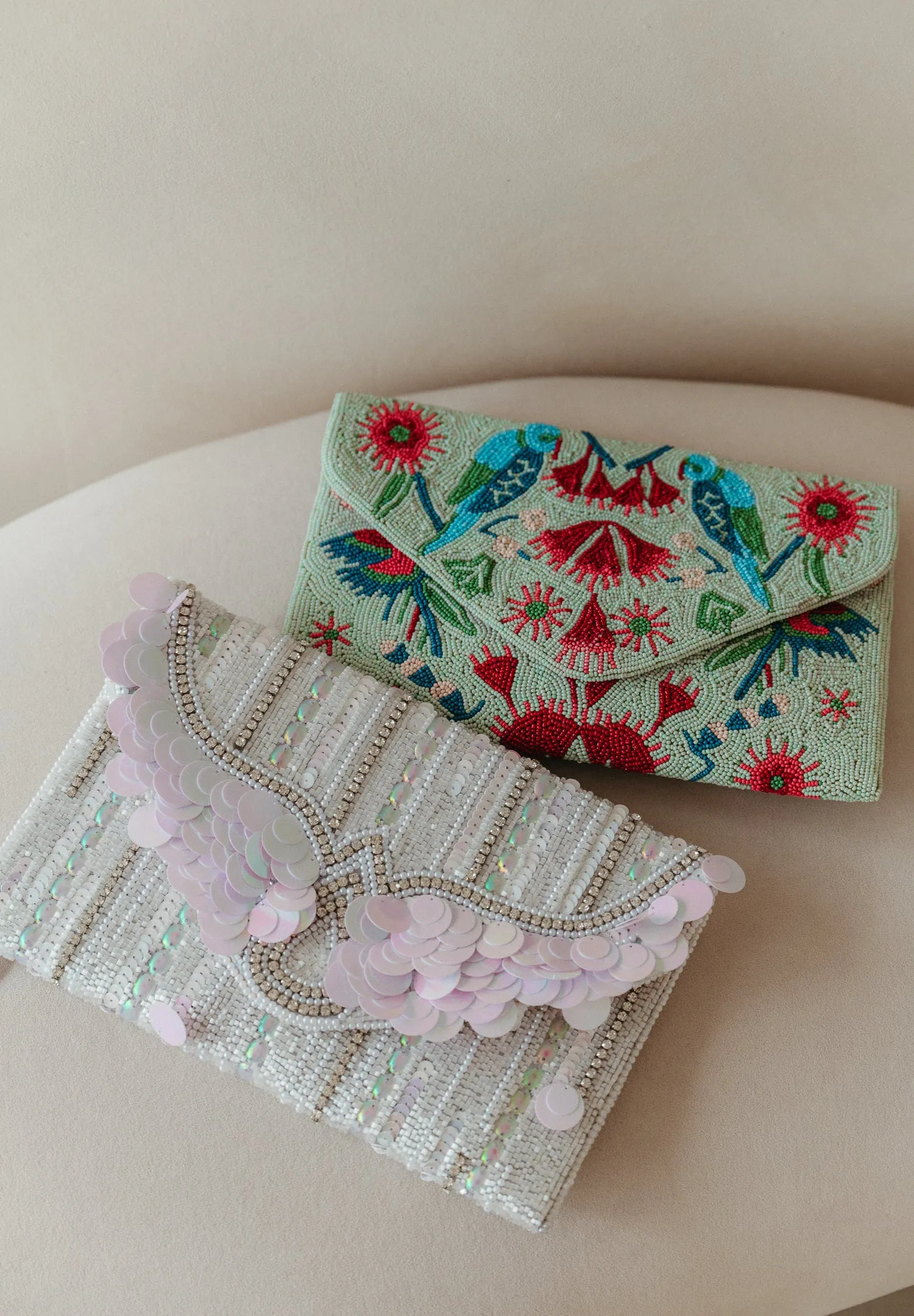 Wandering Hearts Beaded Crossbody (Preorder)