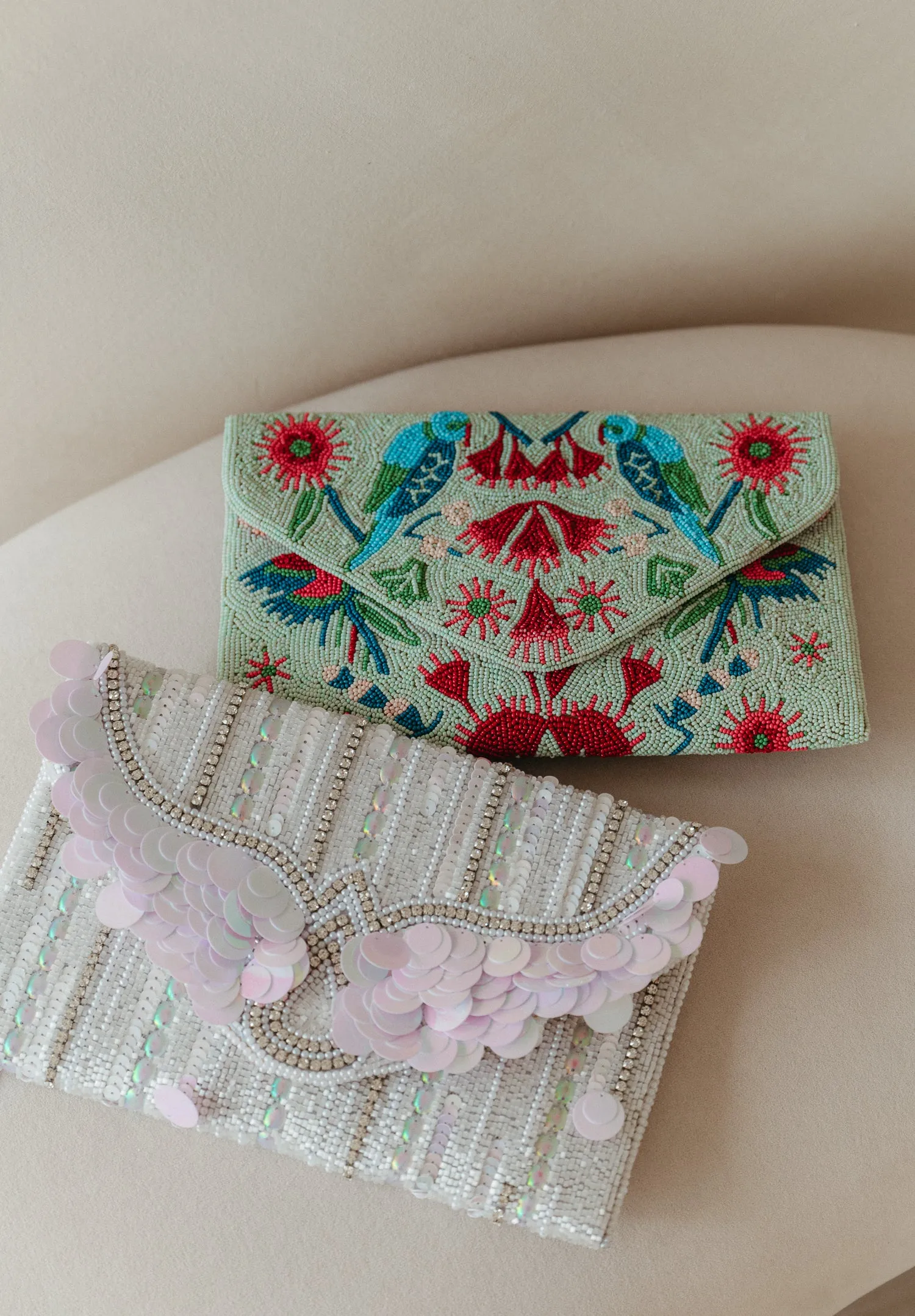 Wandering Hearts Beaded Crossbody (Preorder)
