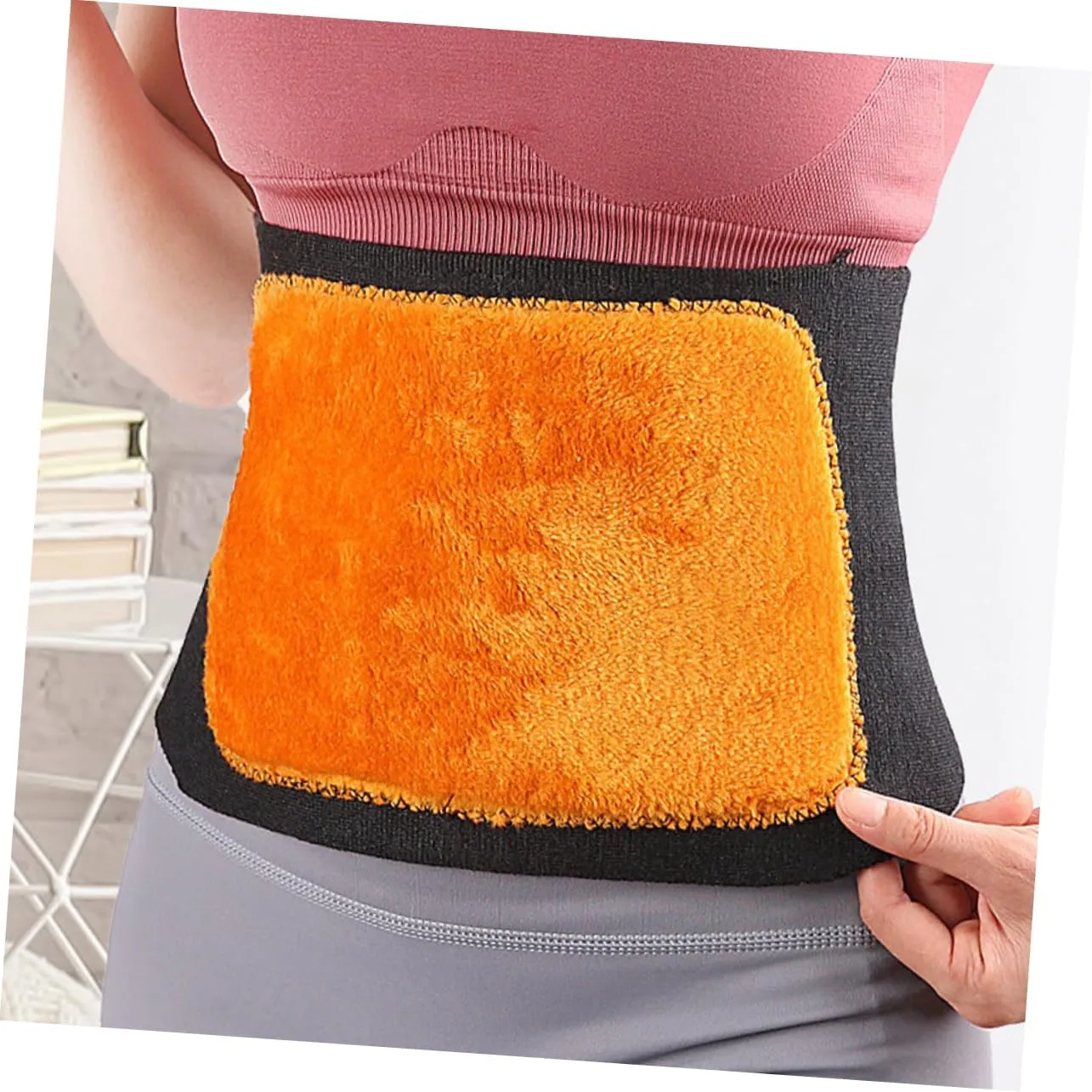 Warm Waist Sleeve Wear Resistant Lumbar Support for Winter Portable Thermal Protection for Back and
